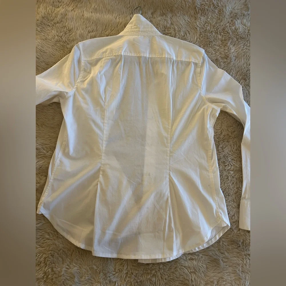 J Crew Slim-fit Stretch Cotton Peplum Shirt - Picture 5 of 5